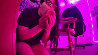 Latina Femboy Deepthroat Big Ass GIF